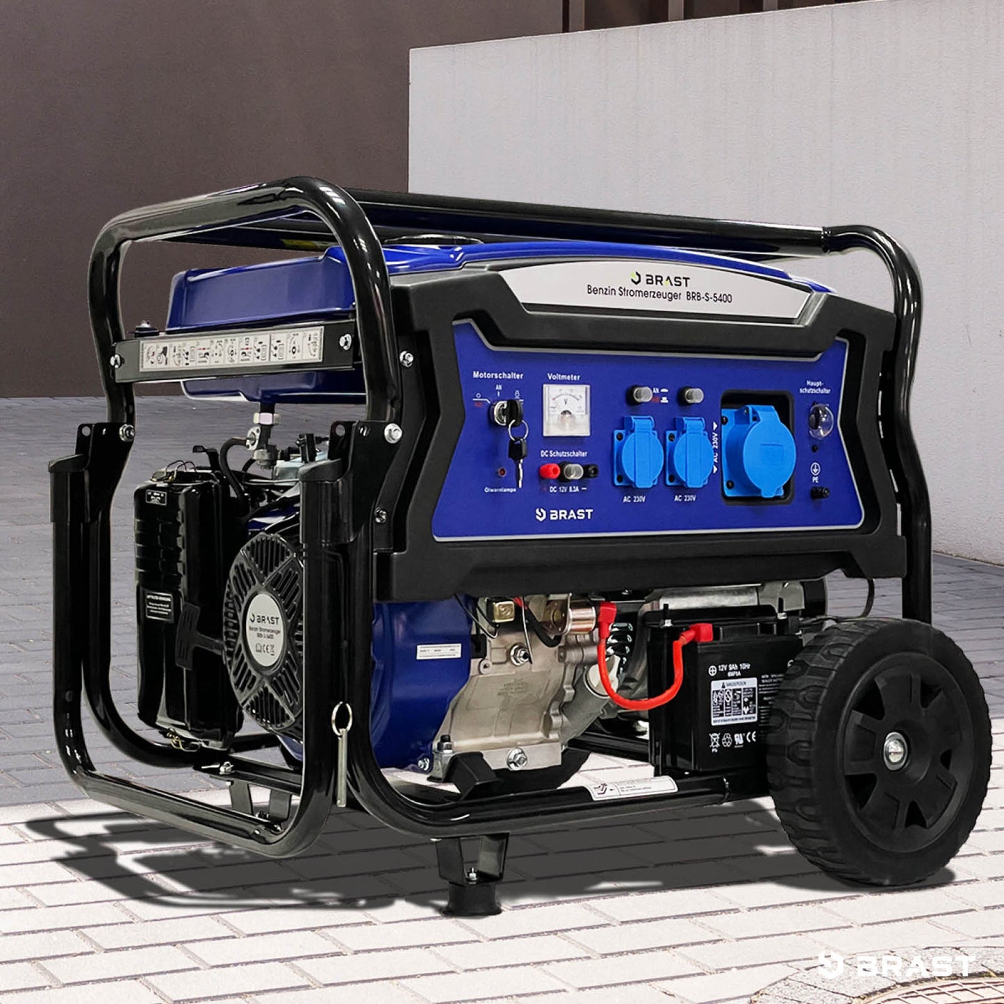 Benzin Generator Stromerzeuger 5400