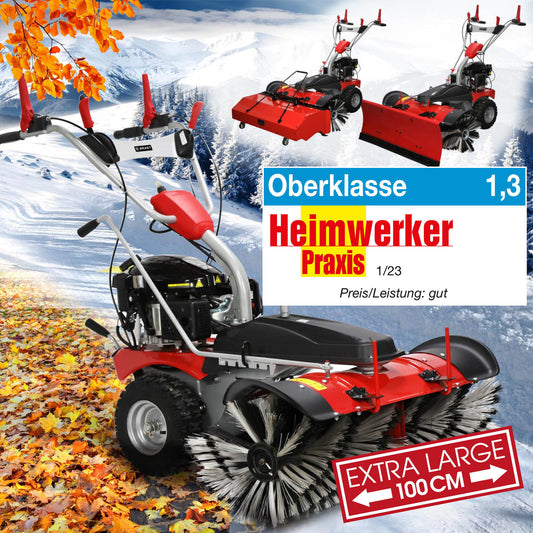 BRAST Benzin Kehrmaschine 3in1 XXL ESTART