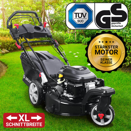 BRAST Benzin Rasenmäher 21224 Trike ESTART