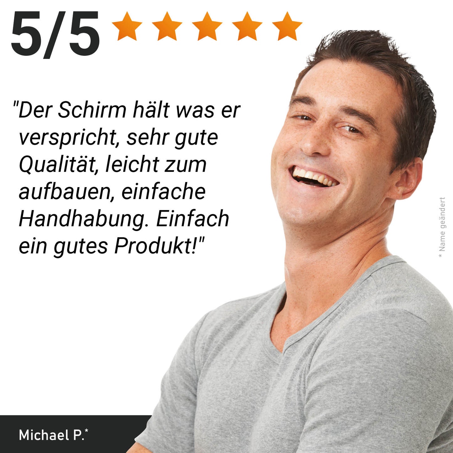 Alu Ampelschirm 360cm beige