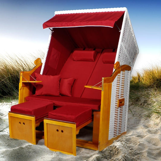 Strandkorb "Flexi" Grundmodell rot