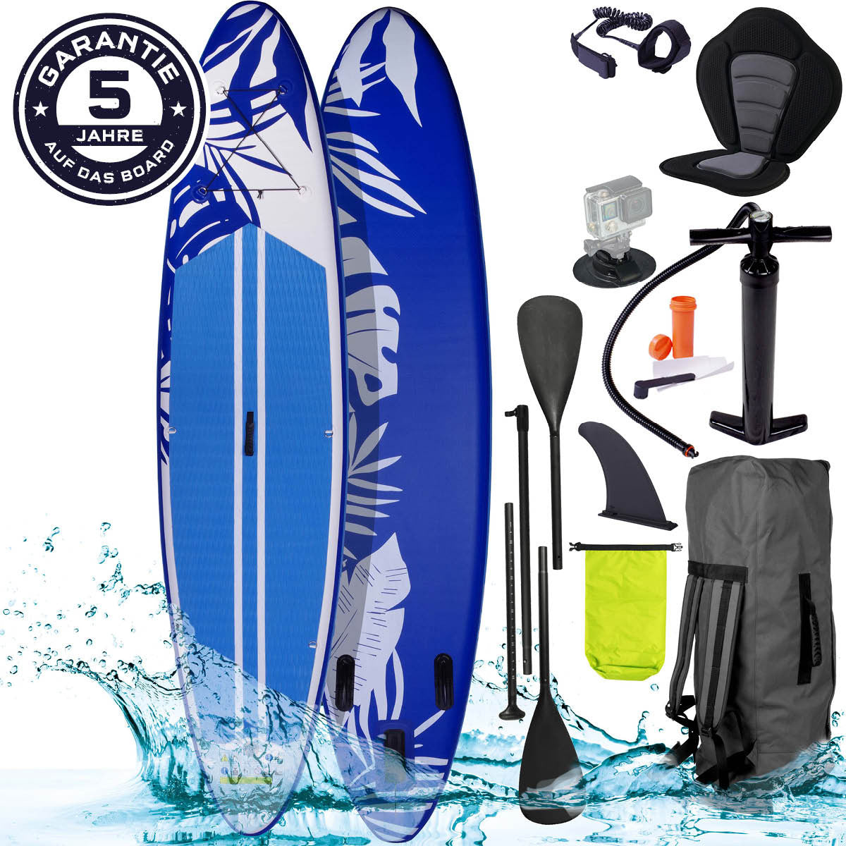 SUP Board aufblasbar FUSION 320 blue