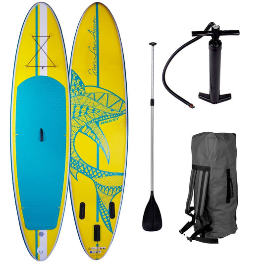 SUP Board aufblasbar SHARK 320 yellow