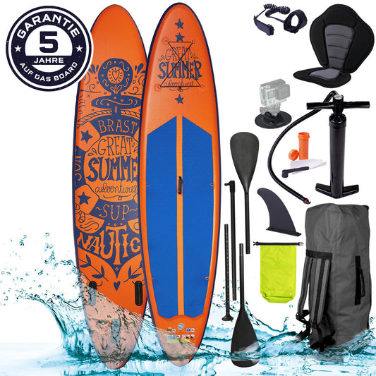 SUP Board aufblasbar SUMMER 320 orange